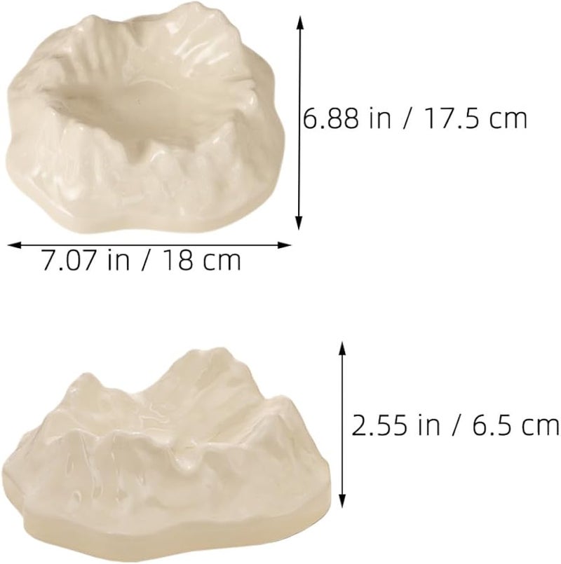 منفضة سجائر فوهة بركانية زينة مكتبية حاوية سجائر للمنزل والمكتب - Image 2